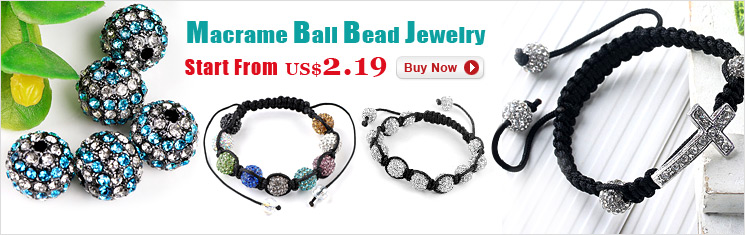 Macrame Ball Bead Jewelry