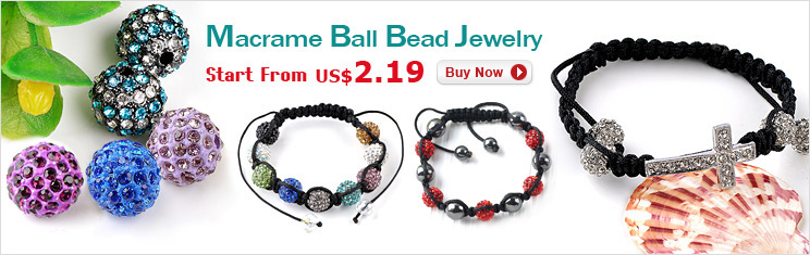 Macrame Ball Bead Jewelry